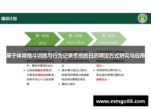 基于体育格斗训练与行为记录系统的日历绑定方式研究与应用